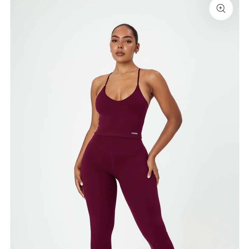Burgundy Tank Top by Matte Collection